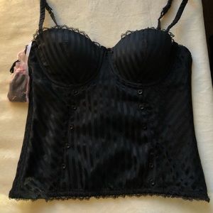 Brand new Bustier top Pinstriped